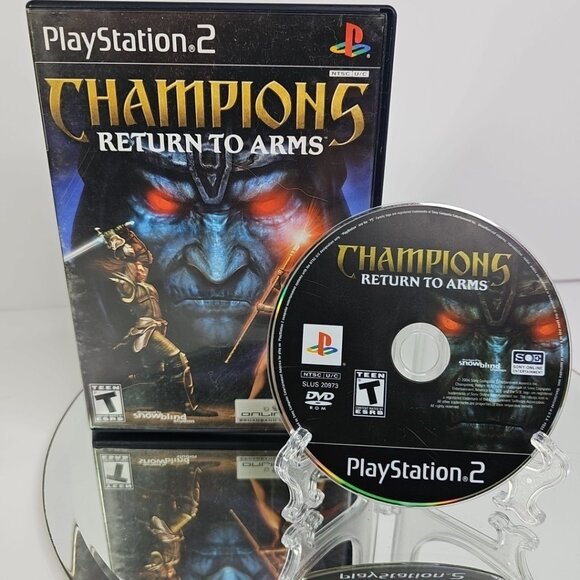 Champions Return to Arms (Sony PlayStation 2 PS2, 2005) CD And Case - Picture 1 of 11